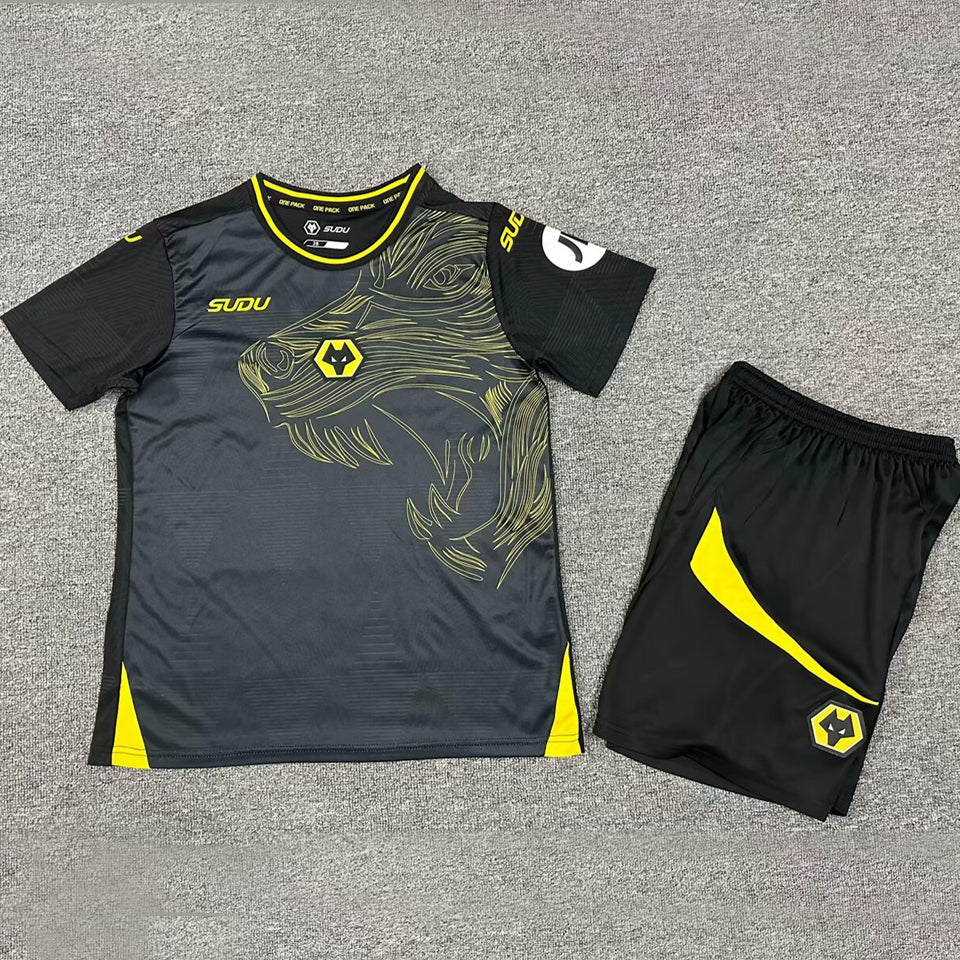 2024/25 Wolves Away Short Sleeve Kids' Jersey