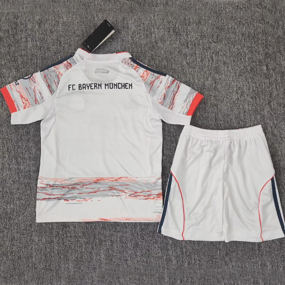 2025/26 Bayern Munich Away Short Sleeve Kids' Jersey