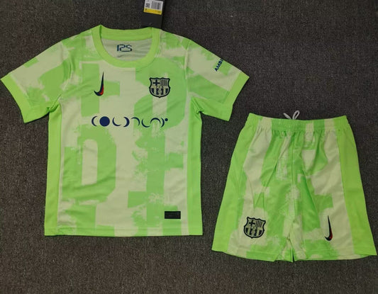 2024/25 Barcelona Third Short Sleeve Kids Jersey