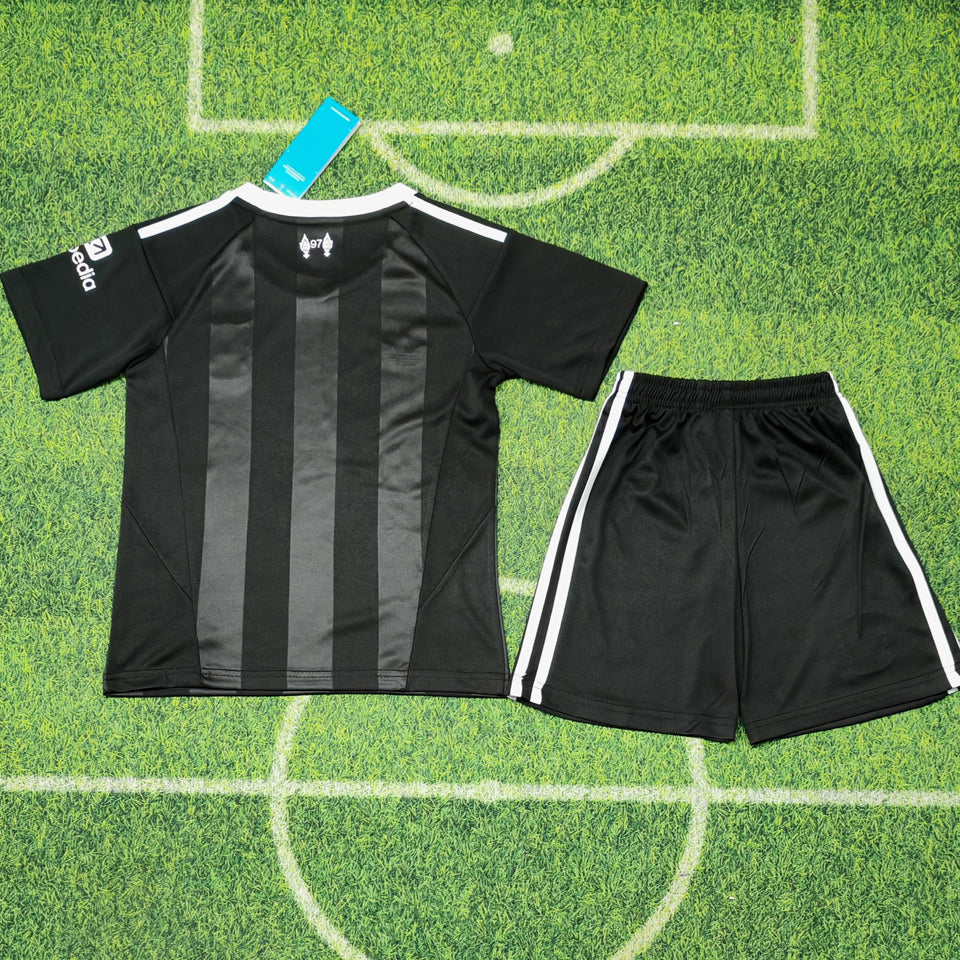 2025/26 Liverpool Goalkeeper Short Sleeve Jersey for Kids