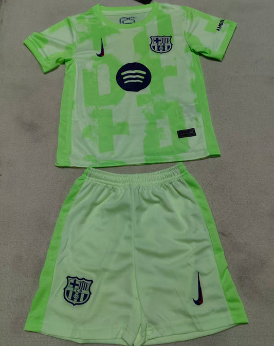 2024/25 Barcelona Third Short Sleeve Kids Jersey