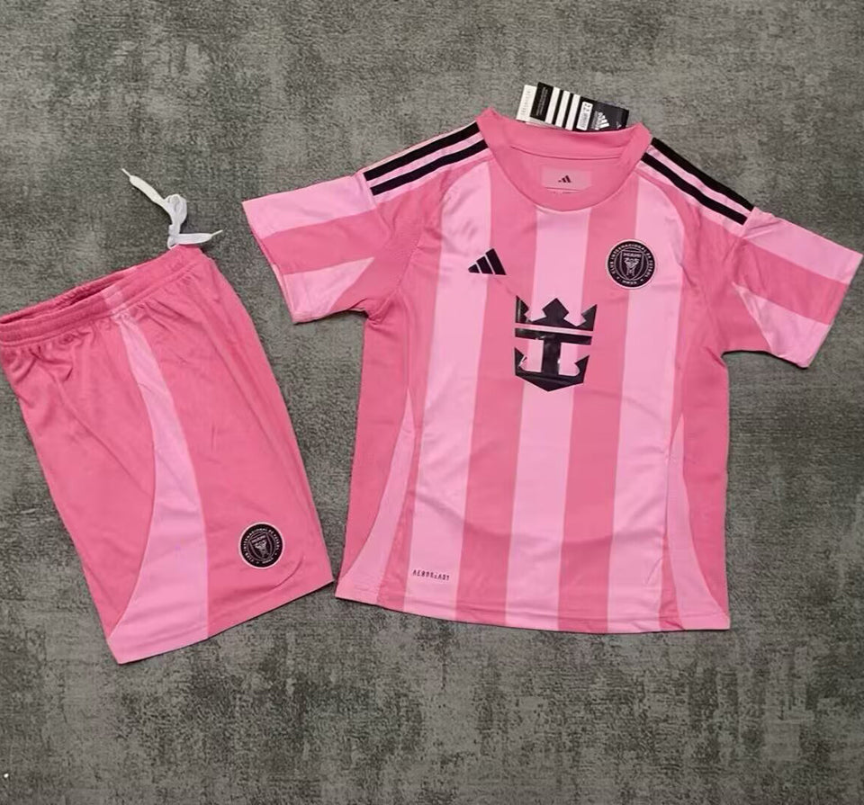 2025/26 Inter Miami Home Short Sleeve Jersey for Kids