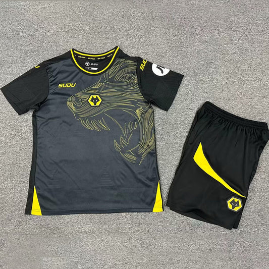 2024/25 Wolves Away Short Sleeve Kids' Jersey