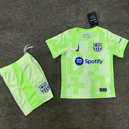 2024/25 Barcelona Third Short Sleeve Kids Jersey