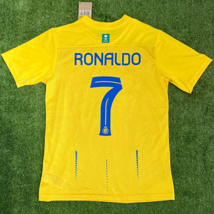 2023/24 Al Nassr Home Short Sleeve Kids Jersey