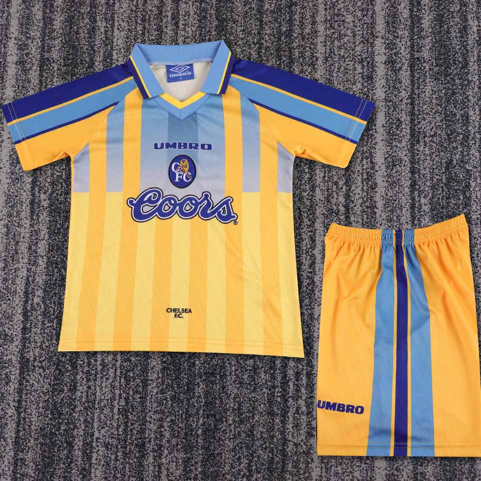 1995/97 Chelsea Away Short Sleeve Retro Kids Jersey