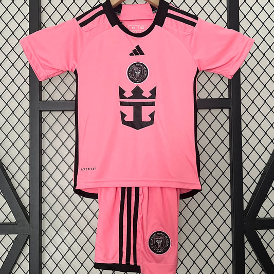 2024/25 Inter Miami Home Short Sleeve Jersey for Kids