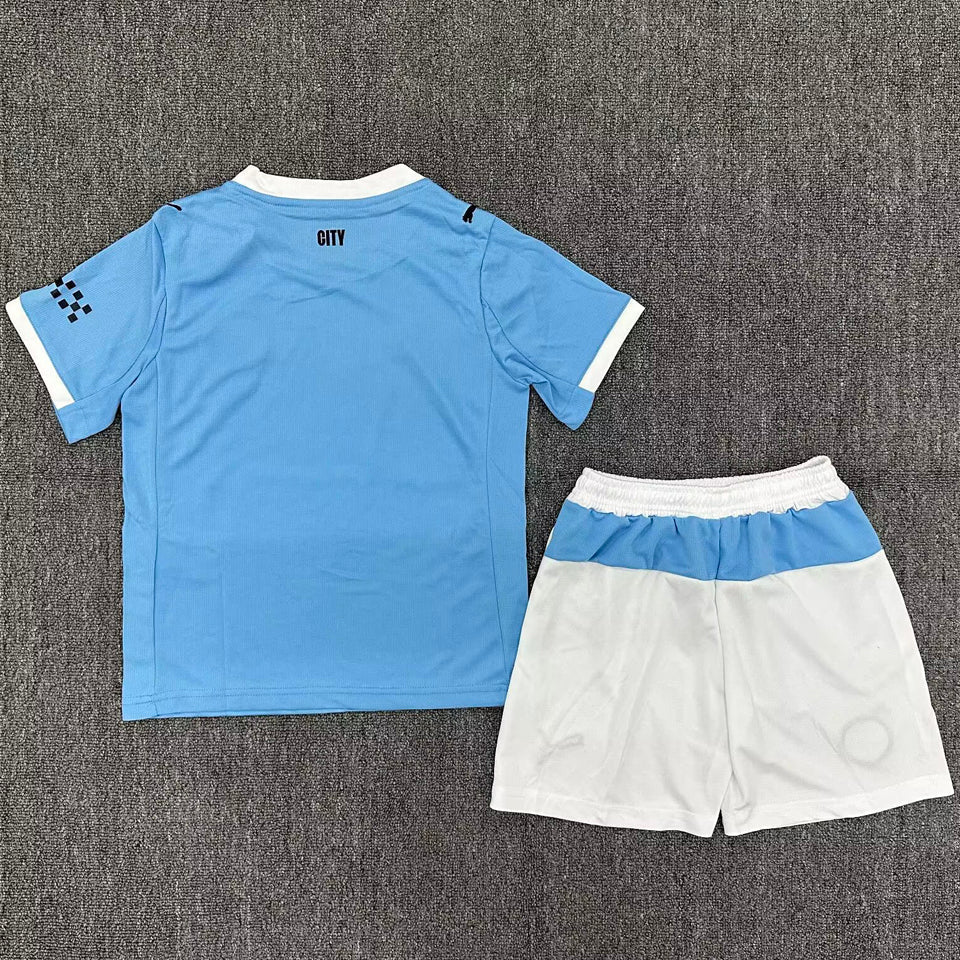 2025-26 Manchester City Home Kit Kids