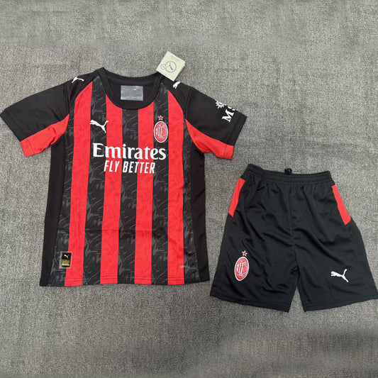 2025-26 AC Milan Home Kit Kids